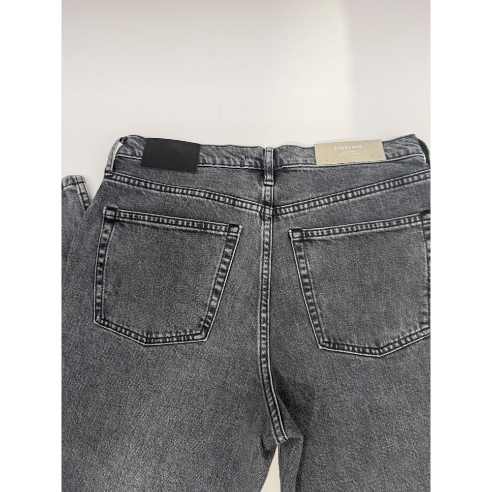 Everlane The Original Cheeky Straight Leg Jeans Grey 29R Organic Cotton Stretch - Picture 9 of 11